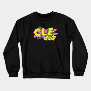 Cleveland, Ohio Retro 90s Logo Crewneck Sweatshirt